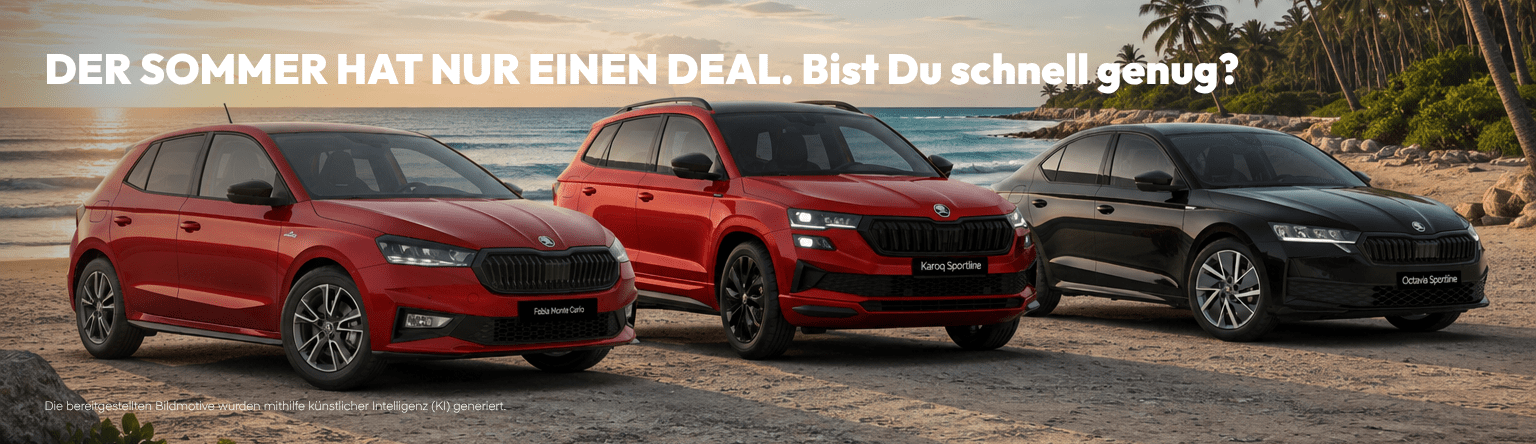 Header neu Skoda Summer Sale