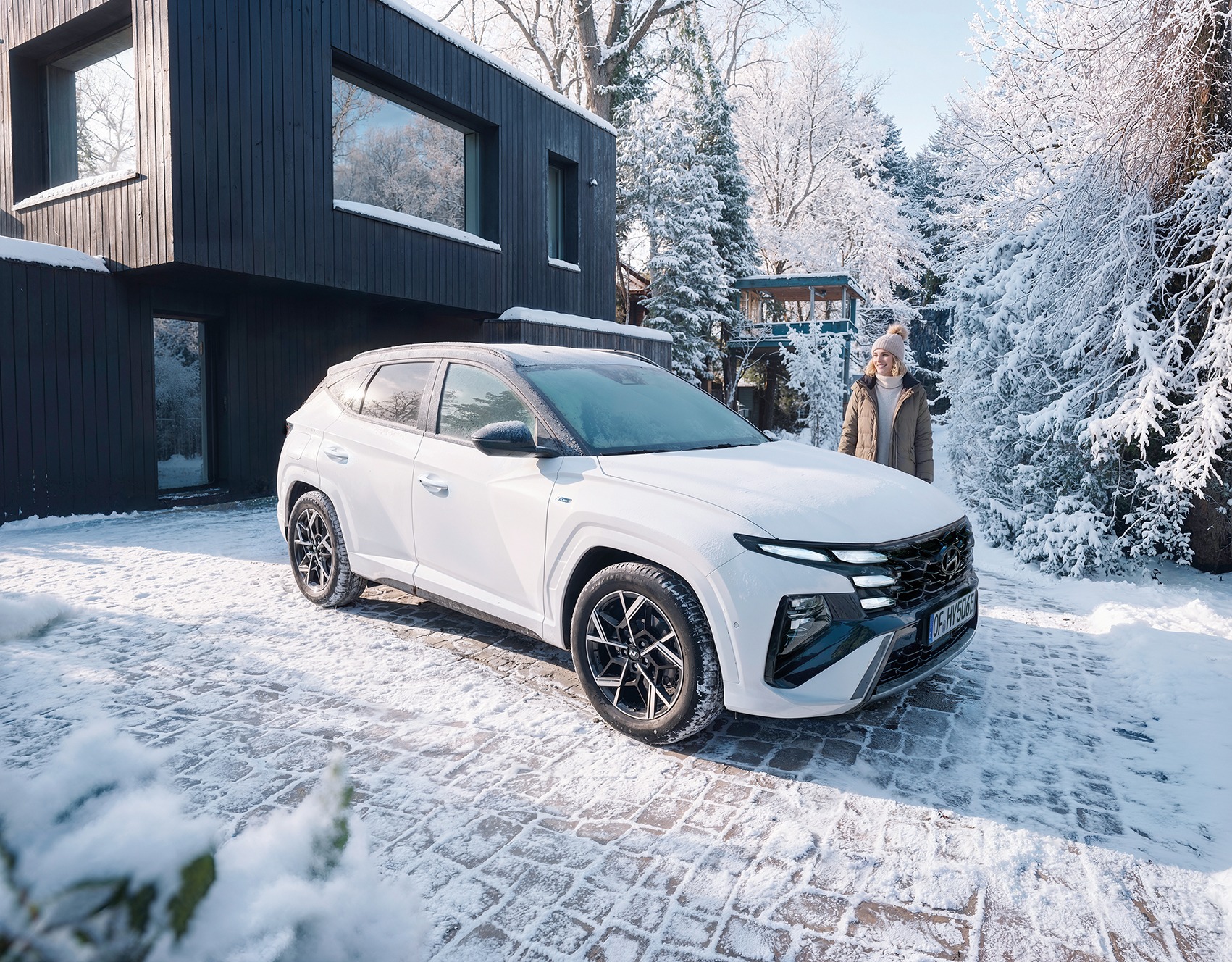 Hyundai Tucson im Schnee